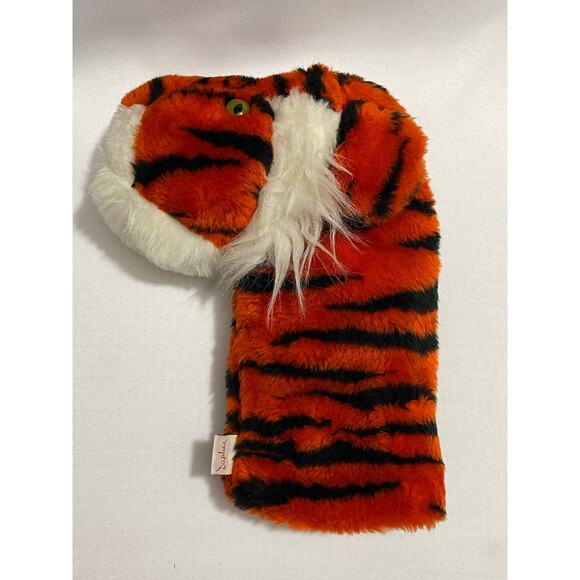Toys By Daphine Tiger Puppet 11" Plush Puppet Made In USA Or Golf Club cover - Picture 4 of 11